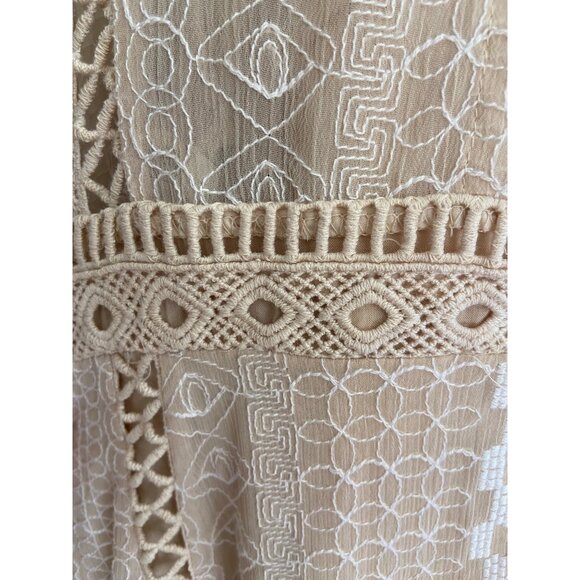 Free People Ivory Sleeveless Mini Dress - Picture 8 of 13